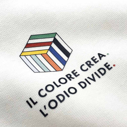 Hoodie COLOURS, grafica frontale dettaglio