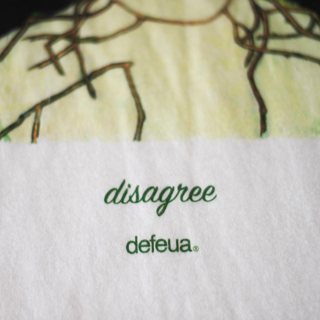 Defeua® T-shirt  DISAGREE grafica Frida Kahlo